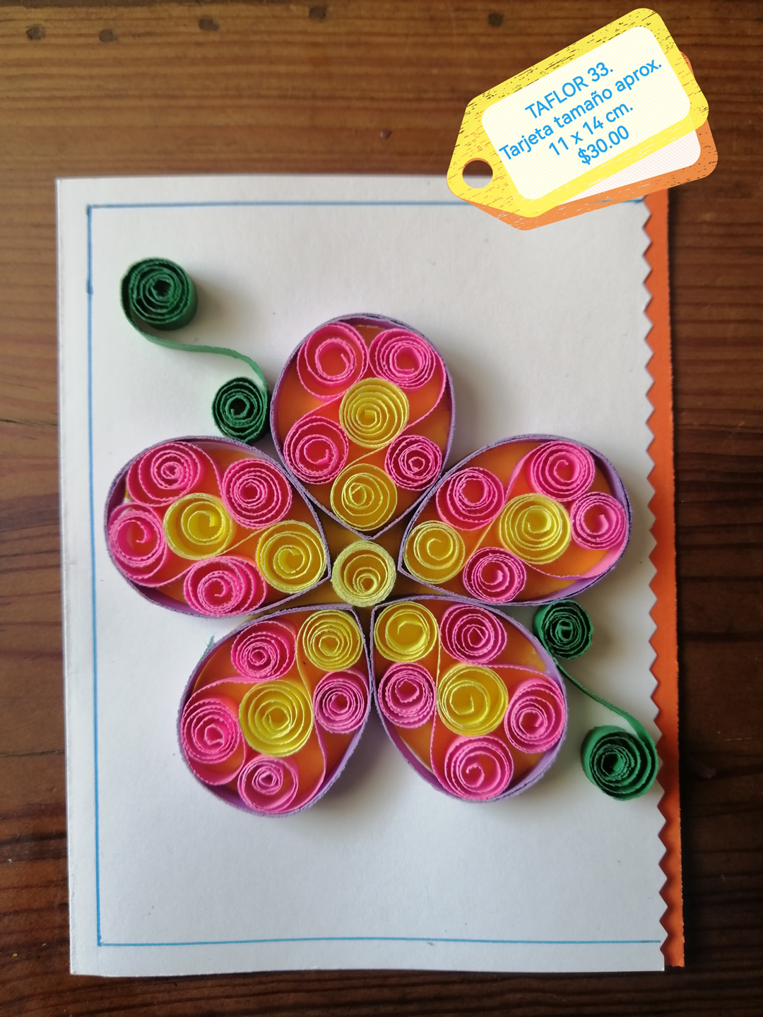 Tarjeta de flores